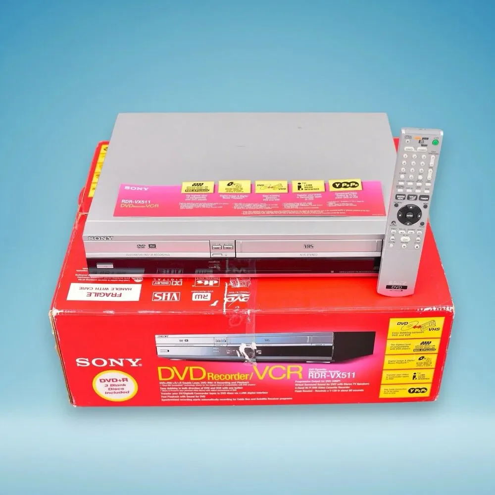 Sony RDR-VX511 VCR Player/Recorder & DVD Player/Recorder READ PARTS OR REPAIR